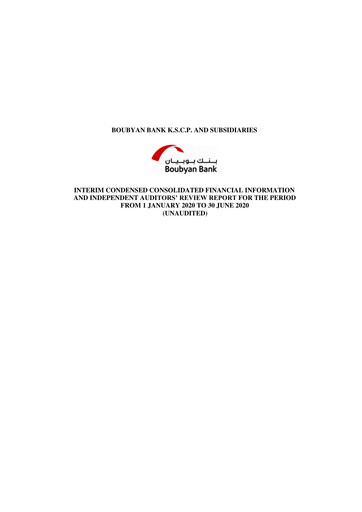 Thumbnail Boubyan Bank Financial Report 2020-h1