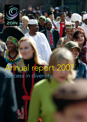 Thumbnail Zain (Mobile Telecommunications Company) Annual Report 2007