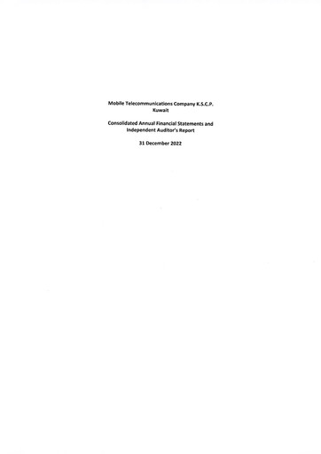 Thumbnail Zain (Mobile Telecommunications Company) Financial Statement 2022