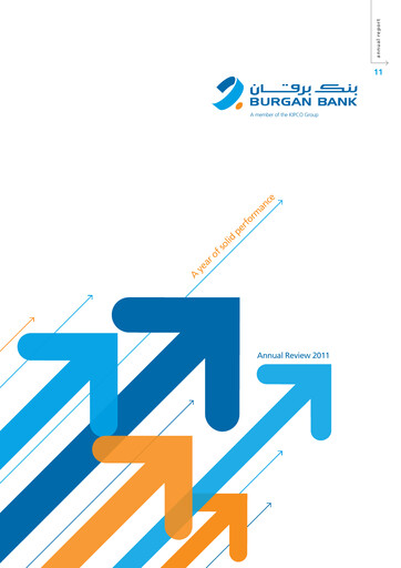 Miniature Burgan Bank Rapport annuel 2011