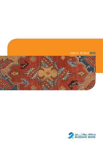 Miniature Burgan Bank Rapport annuel 2015