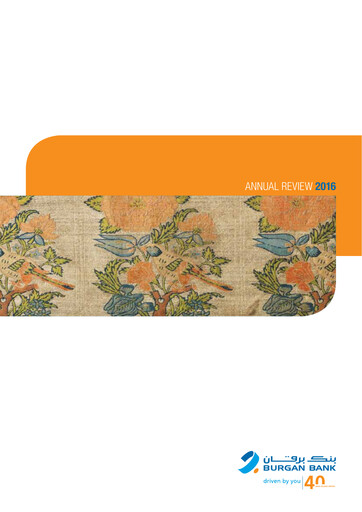 Miniature Burgan Bank Rapport annuel 2016