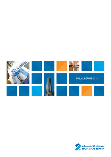 Miniature Burgan Bank Rapport annuel 2018