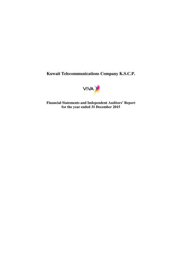 Thumbnail Kuwait Telecommunications Company Financial Statement 2015
