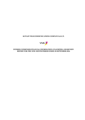Thumbnail Kuwait Telecommunications Company Financial Statement 2016-9m