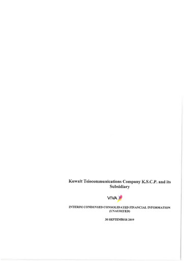 Thumbnail Kuwait Telecommunications Company Financial Statement 2019-9m