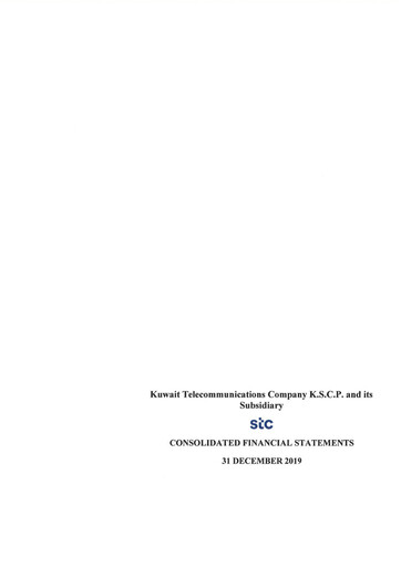 Thumbnail Kuwait Telecommunications Company Financial Statement 2019