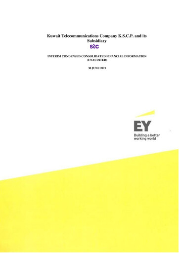 Thumbnail Kuwait Telecommunications Company Financial Statement 2021-h1