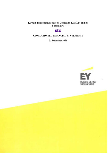 Thumbnail Kuwait Telecommunications Company Financial Statement 2021