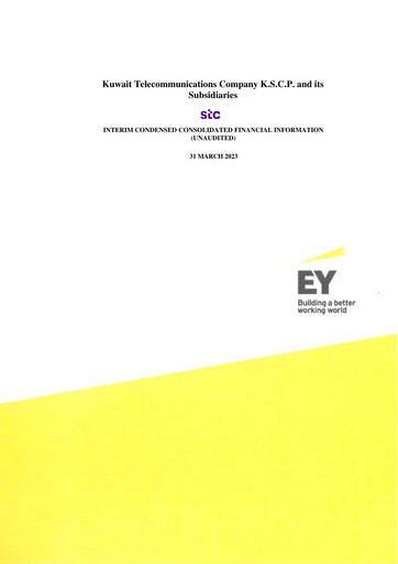 Thumbnail Kuwait Telecommunications Company Financial Statement 2023-q1