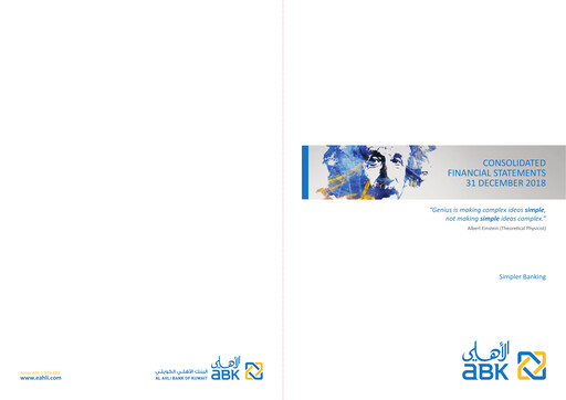 Thumbnail Al Ahli Bank of Kuwait Financial Statement 2018