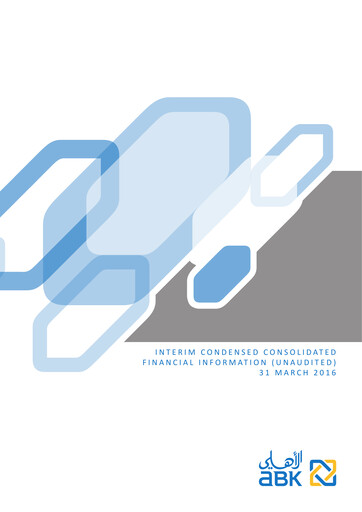 Thumbnail Al Ahli Bank of Kuwait Quarterly Report 2016-q1