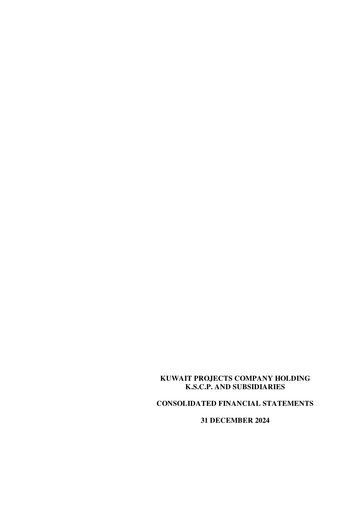 Miniature Kuwait Projects Company Holding Bilan financier 2024