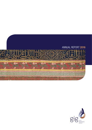 Thumbnail Gulf Insurance Group Annual Report 2016