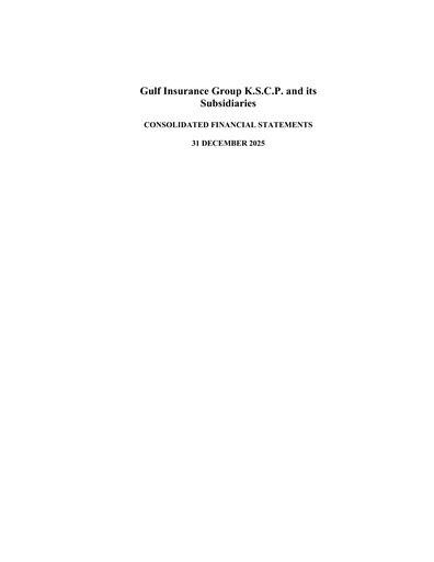 Thumbnail Gulf Insurance Group Financial Statement 2025