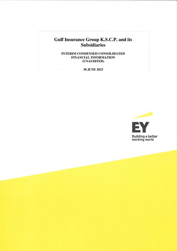 Miniature Gulf Insurance Group Rapport semestriel 2023-h1