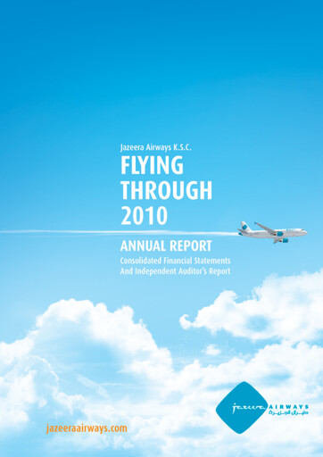 Thumbnail Jazeera Airways Annual Report 2010