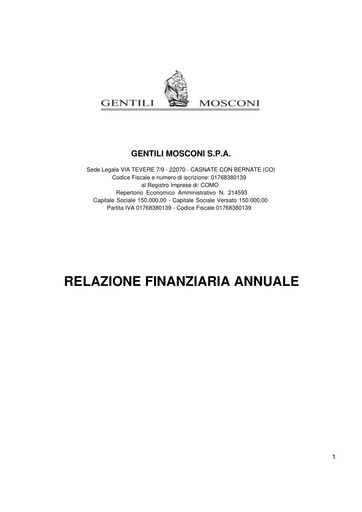 Thumbnail Gentili Mosconi Financial Report 2022