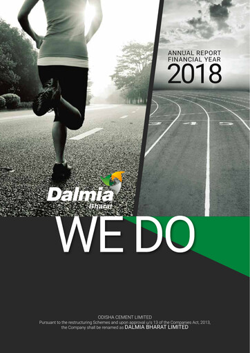 Miniature Dalmia Bharat Rapport annuel 2018