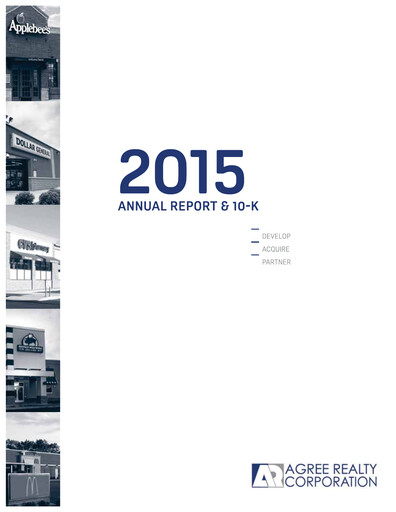 Thumbnail Agree Realty
 Annual Report 2015