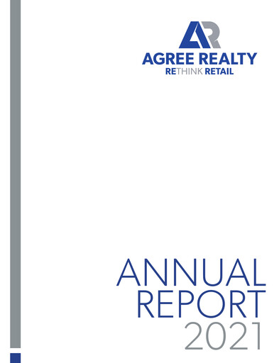 Thumbnail Agree Realty
 Annual Report 2021