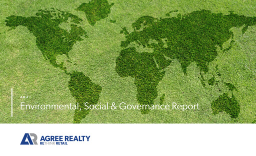 Thumbnail Agree Realty
 ESG Report 2021