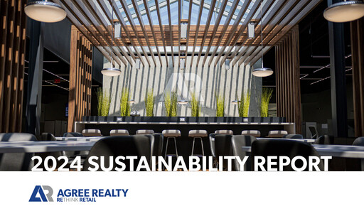Thumbnail Agree Realty
 Sustainability Report 2024