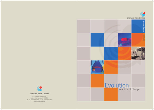 Thumbnail Granules India Annual Report 2005-2006