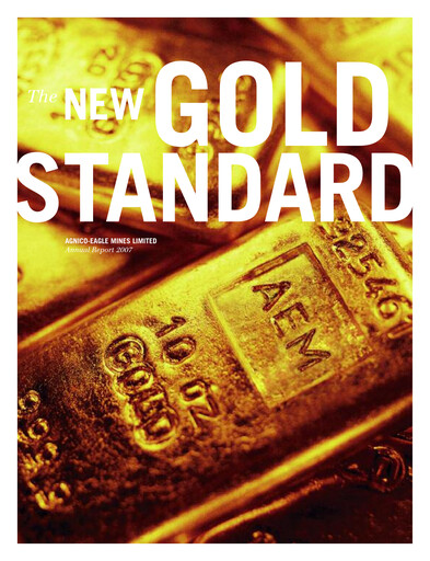 Thumbnail Agnico Eagle Mines Annual Report 2007