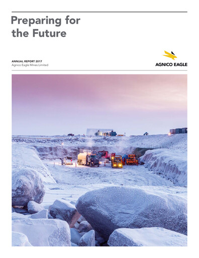 Thumbnail Agnico Eagle Mines Annual Report 2017