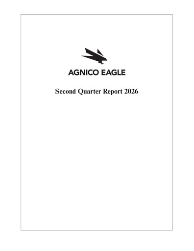 Vorschaubild Agnico Eagle Mines Quartalsbericht 2026-q2