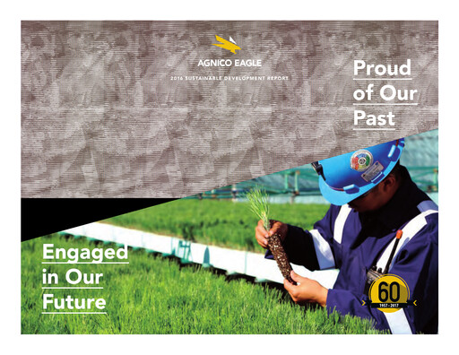 Thumbnail Agnico Eagle Mines Sustainability Report 2016