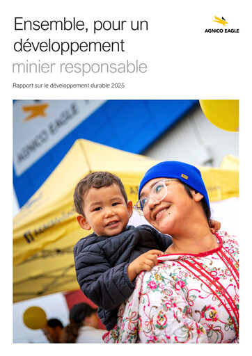 Miniature Agnico Eagle Mines Rapport de durabilité 2025