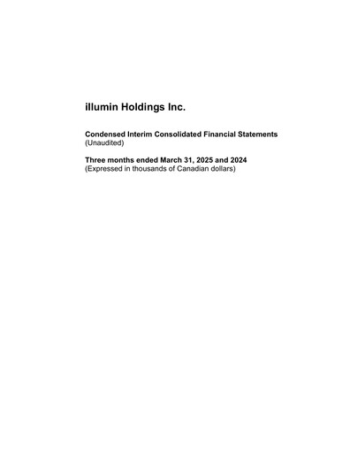 Thumbnail illumin Quarterly Report 2025-q1