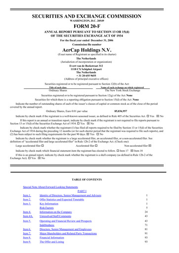 Thumbnail AerCap Annual Report 2006