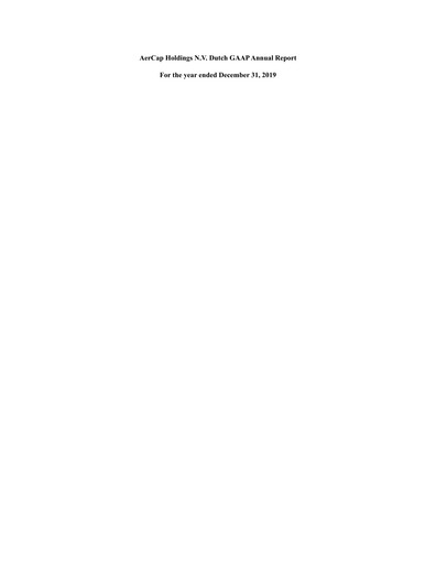 Thumbnail AerCap Annual Report 2019