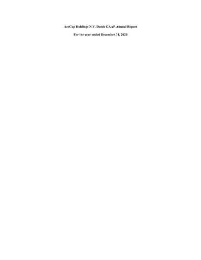 Thumbnail AerCap Annual Report 2020