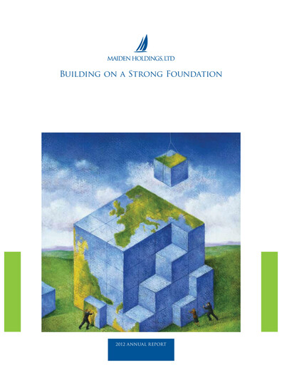 Miniature Fidelis Insurance Rapport annuel 2012