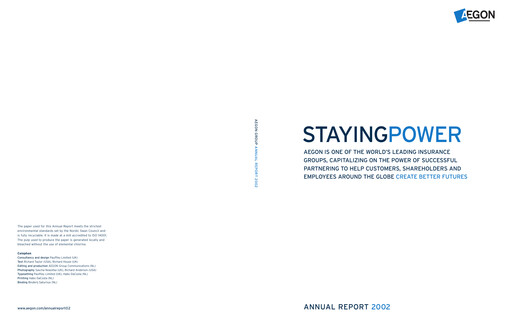 Thumbnail AEGON
 Annual Report 2002