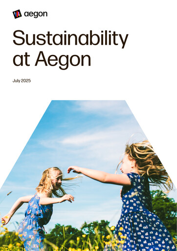 Thumbnail AEGON
 Sustainability Report 2025