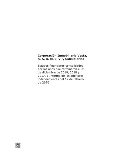 Thumbnail Vesta Real Estate Financial Statement 2019