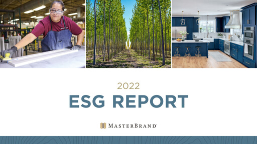 Miniature MasterBrand Rapport ESG 2022