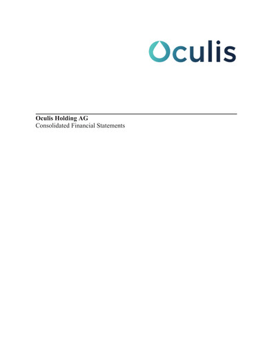 Thumbnail Oculis Holding AG Financial Statement 2025