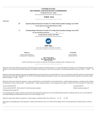 Thumbnail ADT Quarterly Report 2018-q1