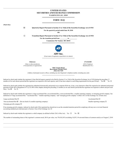 Thumbnail ADT Quarterly Report 2018-q2
