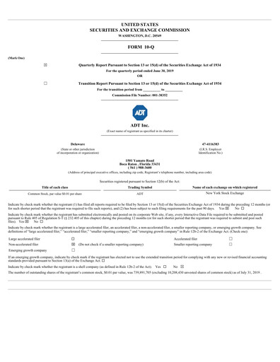 Thumbnail ADT Quarterly Report 2019-q2