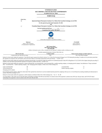 Thumbnail ADT Quarterly Report 2021-q3
