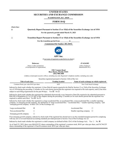 Thumbnail ADT Quarterly Report 2023-q1