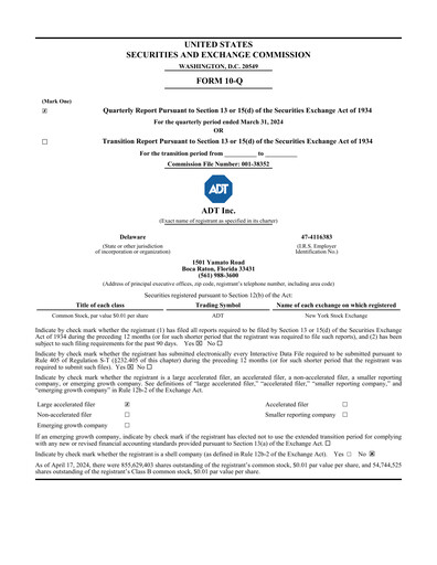 Thumbnail ADT Quarterly Report 2024-q1