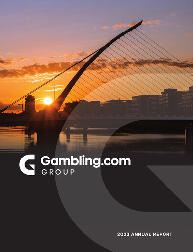 Thumbnail Gambling.com Group Annual Report 2023